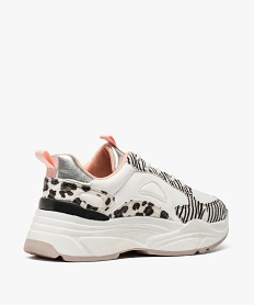 dad shoes* femme a motif animalier blanc baskets et tennis9149501_4