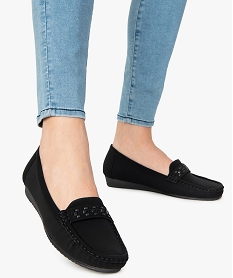 GEMO Mocassins femme souples spécial confort noir standard