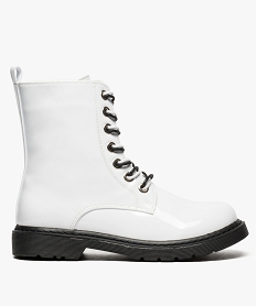 POLO RAYE JAUNE BOOTS BLANC