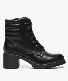 SANS GENRE ARGENT BOOTS NOIR