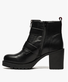 boots femme avec boucles et semelle crantee noir9164001_3
