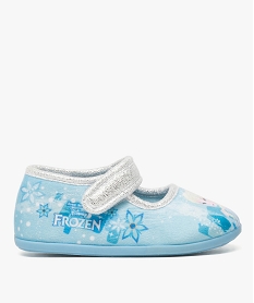 GEMO Chaussons fille forme babies avec motifs Reine des Neiges Bleu