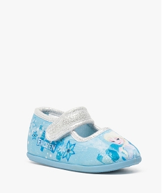 chaussons fille forme babies avec motifs reine des neiges bleu9169401_2