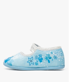 chaussons fille forme babies avec motifs reine des neiges bleu9169401_3