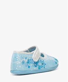 chaussons fille forme babies avec motifs reine des neiges bleu9169401_4