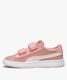 baskets fille puma smash v2 glitz glam v rose baskets9176201_3