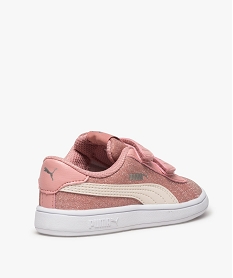 baskets fille puma smash v2 glitz glam v rose9176201_4