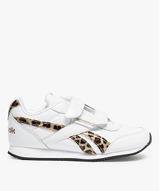 GEMO Baskets fille vernies à scratch – Reebok blanc standard