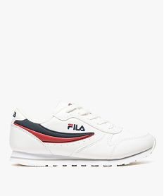 baskets fille a lacets look retro - fila orbit low blanc baskets9178301_1