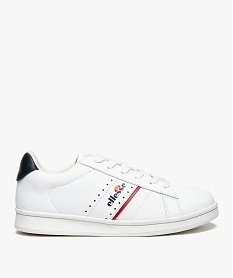 GEMO Baskets basses garçon à lacets et motifs perforés – Ellesse blanc standard