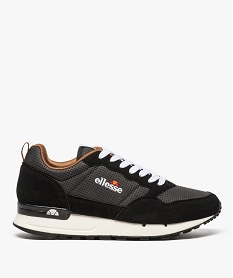GEMO Baskets basses homme à lacets et tige perforée - Ellesse Noir