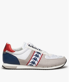 baskets homme basses a lacets - kappa curtis blanc baskets et tennis9180601_1