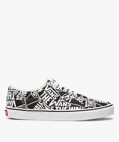 tennis homme en toile imprimee - vans noir9181001_1