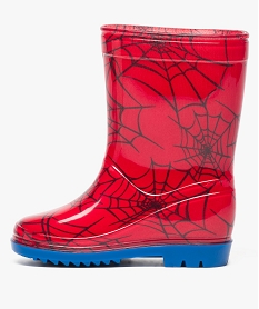 bottes de pluie garcon a imprime spiderman rouge9183901_3