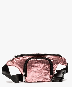 sac banane fille en matiere matelassee brillante rose9186001_1