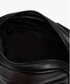 pochette homme avec empiecement denim noir sacs9186601_3