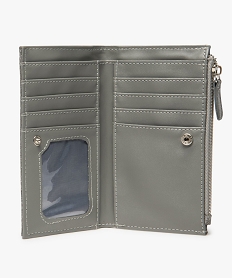 portefeuille compact multi-compartiments femme gris9188001_3