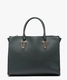 sac cabas multipoches uni grand format femme vert cabas - grand volume9189301_1