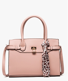 sac a main avec foulard et bandouliere amovible rose9189701_1