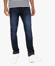 GEMO Jean homme slim taille haute Bleu