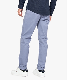 pantalon homme chino coupe slim bleu pantalons de costume9196301_3