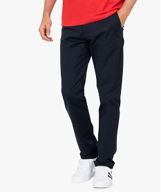 GEMO Pantalon chino homme coupe regular Bleu