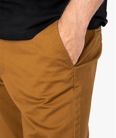 pantalon chino homme coupe regular brun9196601_2