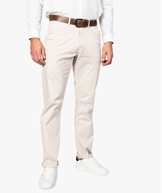 pantalon chino homme coupe regular beige9196701_1