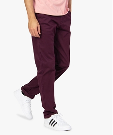 pantalon chino homme coupe regular rouge9196801_1