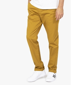 pantalon chino homme coupe regular orange9196901_1