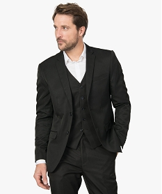 veste de costume homme unie effet legerement satine noir9198701_1