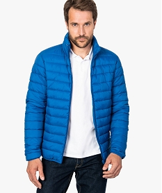 doudoune homme fine a col montant bleu9201701_1