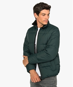 MANTEAU GRIS BLOUSON VERT