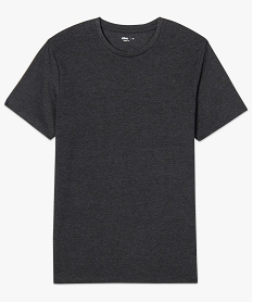 tee-shirt homme regular a manches courtes en coton bio gris9211801_4