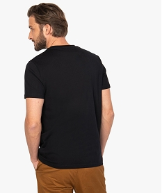 tee-shirt homme a manches courtes avec motif palmier noir9213801_3