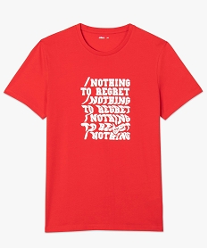 tee-shirt homme avec inscription fantaisie rouge9214001_4