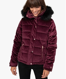 BAIN NOIR BLOUSON BORDEAUX