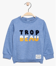 sweat bebe garcon avec imprime bouclette bleu9263401_1