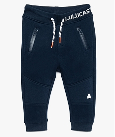 jogging bebe garcon a poches zippees - lulu castagnette bleu9268201_1