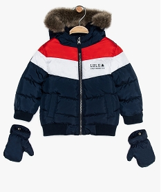 GEMO Blouson bébé garçon doublure chaude - Lulu Castagnette Bleu