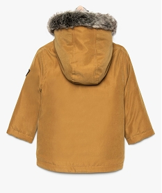 manteau bebe garcon avec capuche orange9269301_3