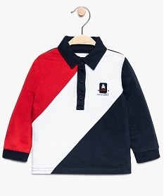 LING.HAUT SNOW WHITE POLO ROUGE
