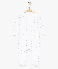 pyjama bebe en coton a motif all over et broderie blanc9291801_2