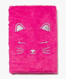 carnet a5 avec couverture et motif chat rose9305501_1