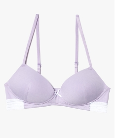 GEMO Soutien-gorge fille en coton avec armatures Violet