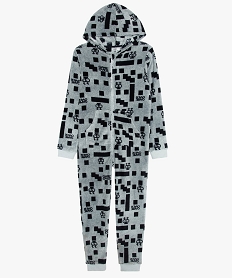 GEMO Combinaison pyjama garçon en polaire imprimé Imprimé