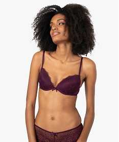 GEMO Soutien-gorge à bonnets coqués en dentelle violet standard
