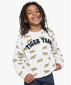 sweat garcon a motifs tigre all over imprime9342101_1