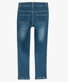 jean garcon coupe skinny 5 poches avec surpiqures contrastantes gris9343401_2