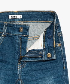 jean garcon coupe skinny 5 poches avec surpiqures contrastantes gris9343401_3